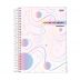 Caderno Espiral Universitário Capa Dura 12 Matérias Holografica 192 Folhas Jandaia (Sortido)